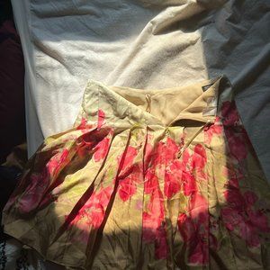 Jones New York Floral Tan Skirt